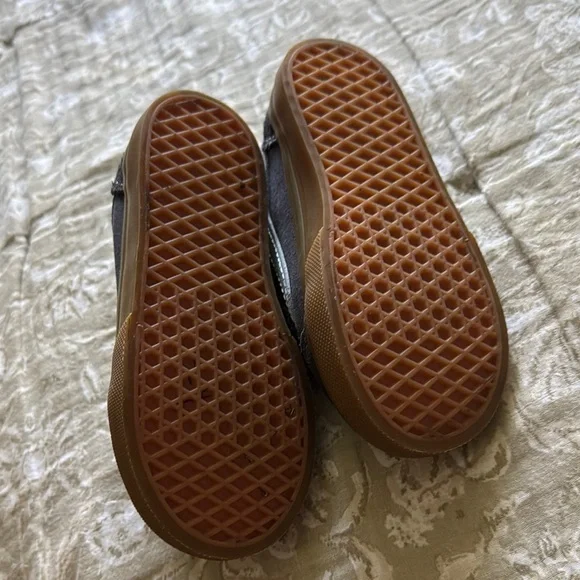 Kids Black and Blue Velcro Sneakers - Picture 3 of 3